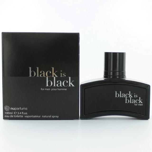 Black is Black by NuParfums, 3.4 oz Eau De Toilette Spray for Men