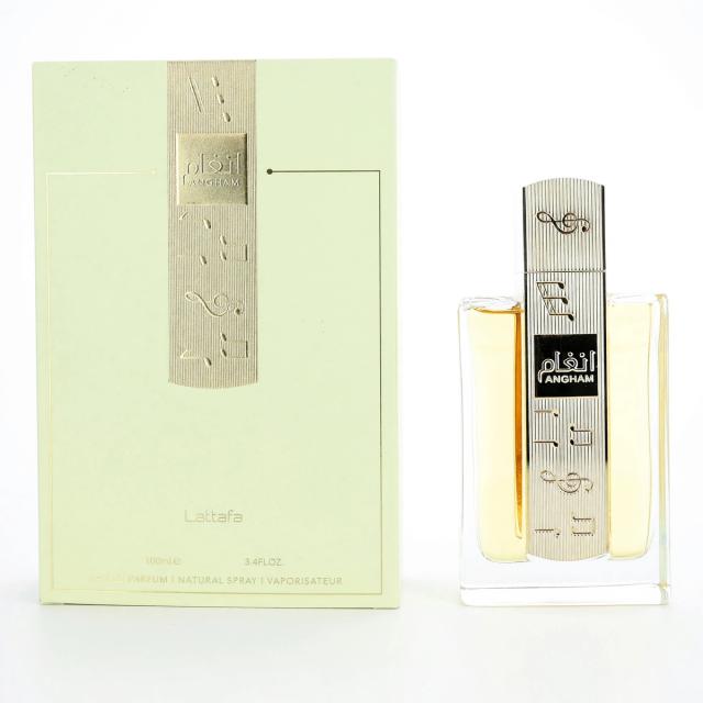 Angham by Lattafa, 3.4 oz Eau De Parfum Spray for Unisex