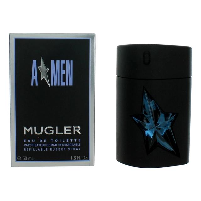 Angel by Thierry Mugler, (A*men) 1.6 oz Eau De Toilette Refillable Rubber Spray for Men