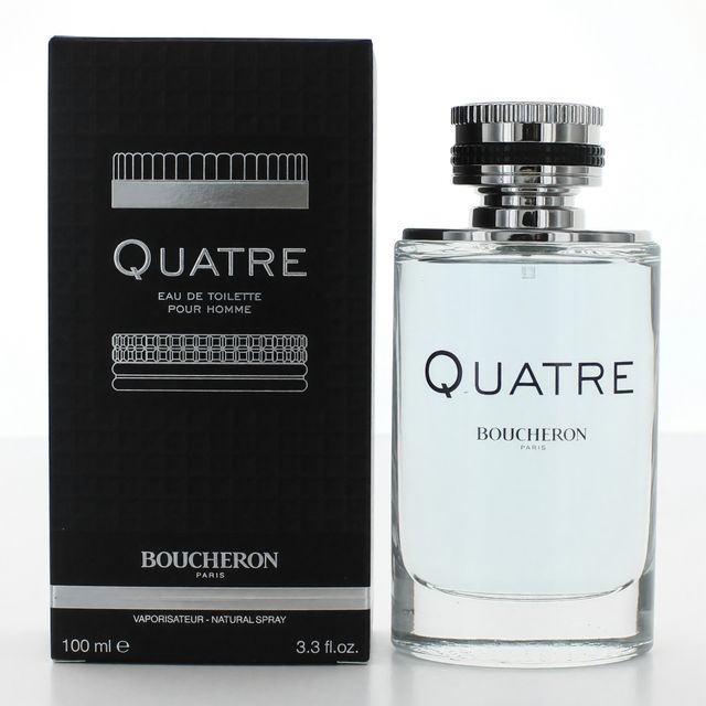 Quatre Pour Homme by Boucheron, 3.4 oz Eau De Toilette Spray for Men