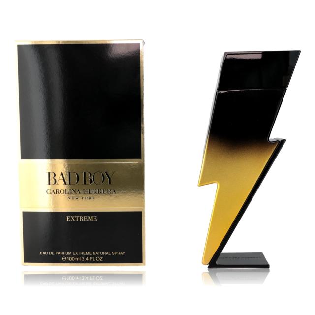 Bad Boy Extreme by Carolina Herrera, 3.4 oz Eau de Parfum Extreme Spray for Men