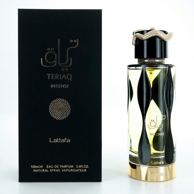 Teriaq Intense by Lattafa, 3.4 oz EDP Spray for Unisex