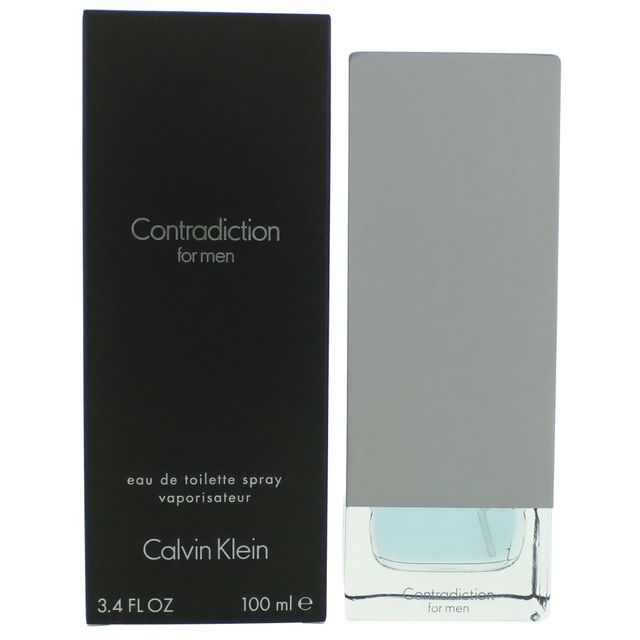 Contradiction by Calvin Klein, 3.4 oz Eau De Toilette Spray for Men
