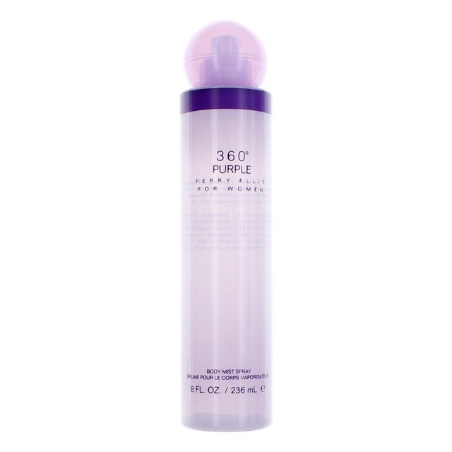 Perry Ellis 360 Purple by Perry Ellis, 8 oz Body Mist Spray for Women