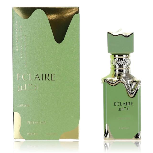 Eclaire Pistache by Lattafa, 3.4 oz Eau de Parfum Spray for Unisex