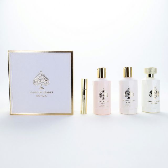 Game of Spades Royale by Jo Milano, 4 Piece Gift Set for Unisex