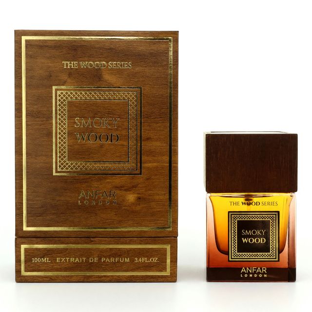 The Wood Series Smoky Wood by Anfar, 3.4 oz Extrait de Parfum Spray for Men