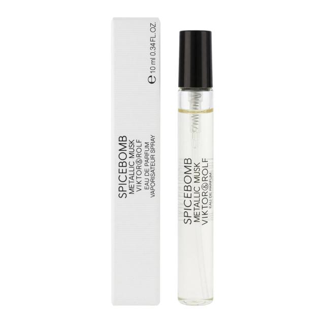 Spicebomb Metallic Musk by Viktor & Rolf, .34 oz Eau de Parfum Spray Mini for Men