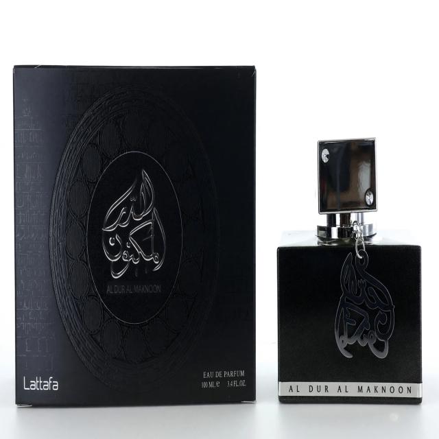 Al Dur Al Maknoon Silver by Lattafa, 3.4 oz Eau de Parfum Spray for