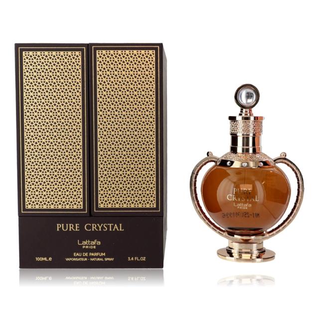 Pure Crystal by Lattafa, 3.4 oz Eau de Parfum Spray for Unisex