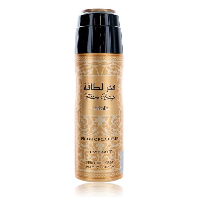 Fakhar Extrait by Lattafa, 6.7 oz Perfumed Deodorant Spray for Women