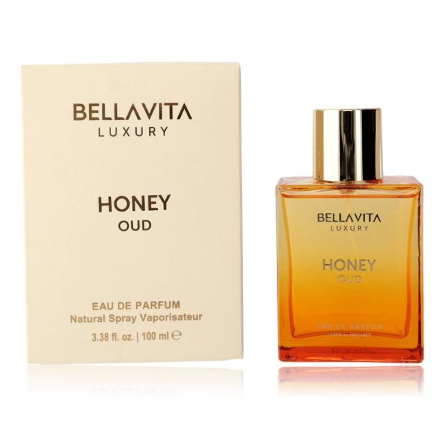 Honey Oud by Bellavita, 3.3 oz Eau de Parfum Spray for Unisex