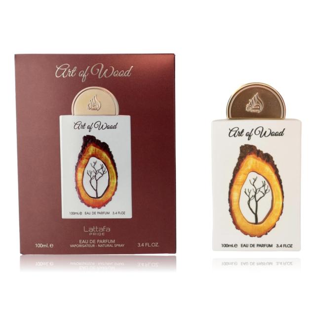 Art of Wood by Lattafa, 3.4 oz Eau de Parfum Spray for Unisex