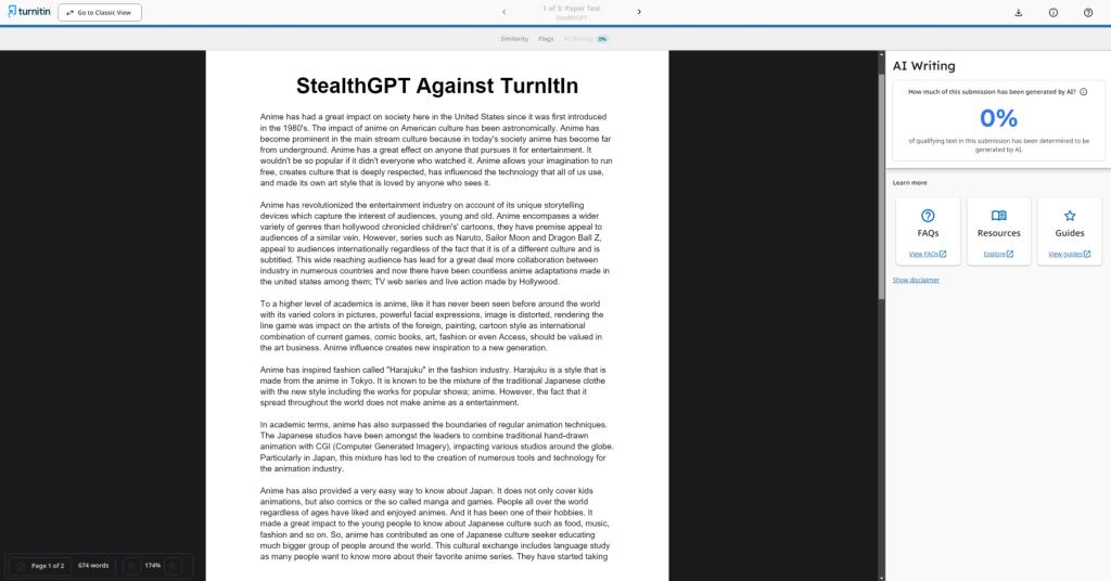 StealthGPT Against TurnItIn Humbot Review