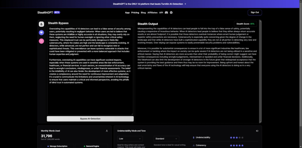 Stealthgpt Humanized Text