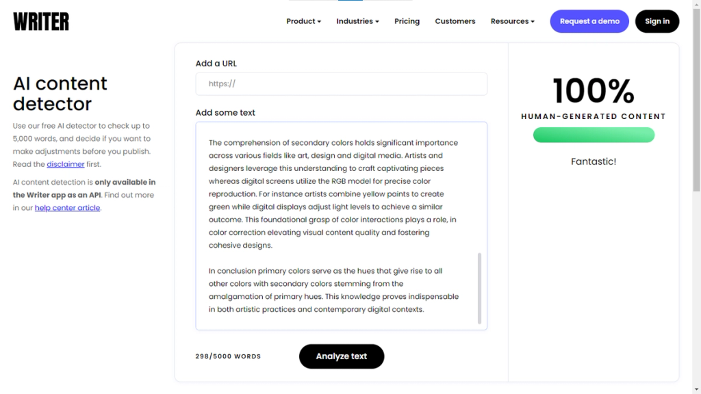Undetectable AI Against Writer