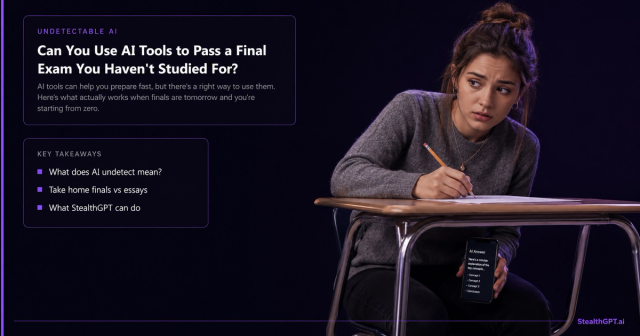 Can AI undetect tools help you pass a final exam? What students need to know in 2026