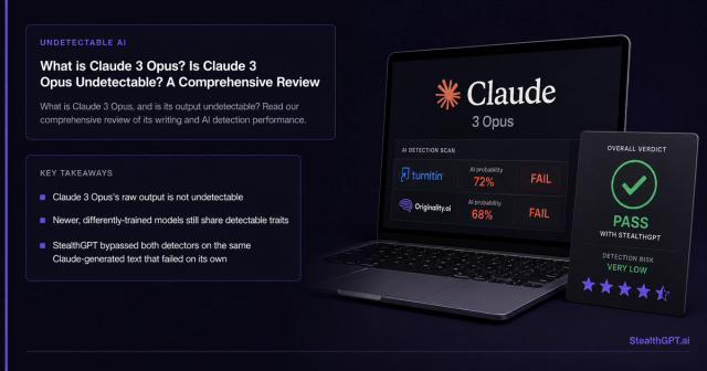 Claude 3 Opus review — testing whether its writing bypasses AI detectors