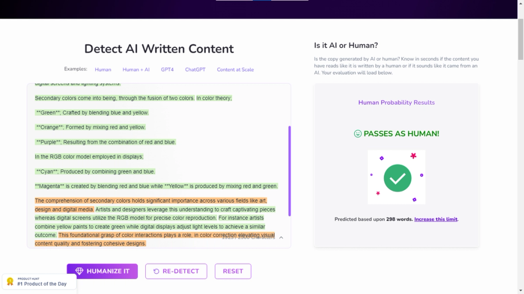 Undetectable AI Against Content At Scale