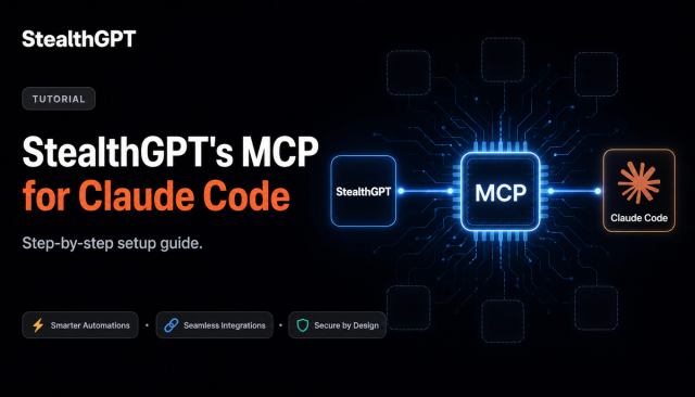 a tutorial for stealthgpt's mcp connector for claude code