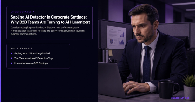 Sapling AI Detector in Corporate Settings: Why B2B Teams Are Turning to AI Humanizers