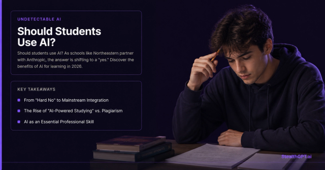 Should Students Use AI?