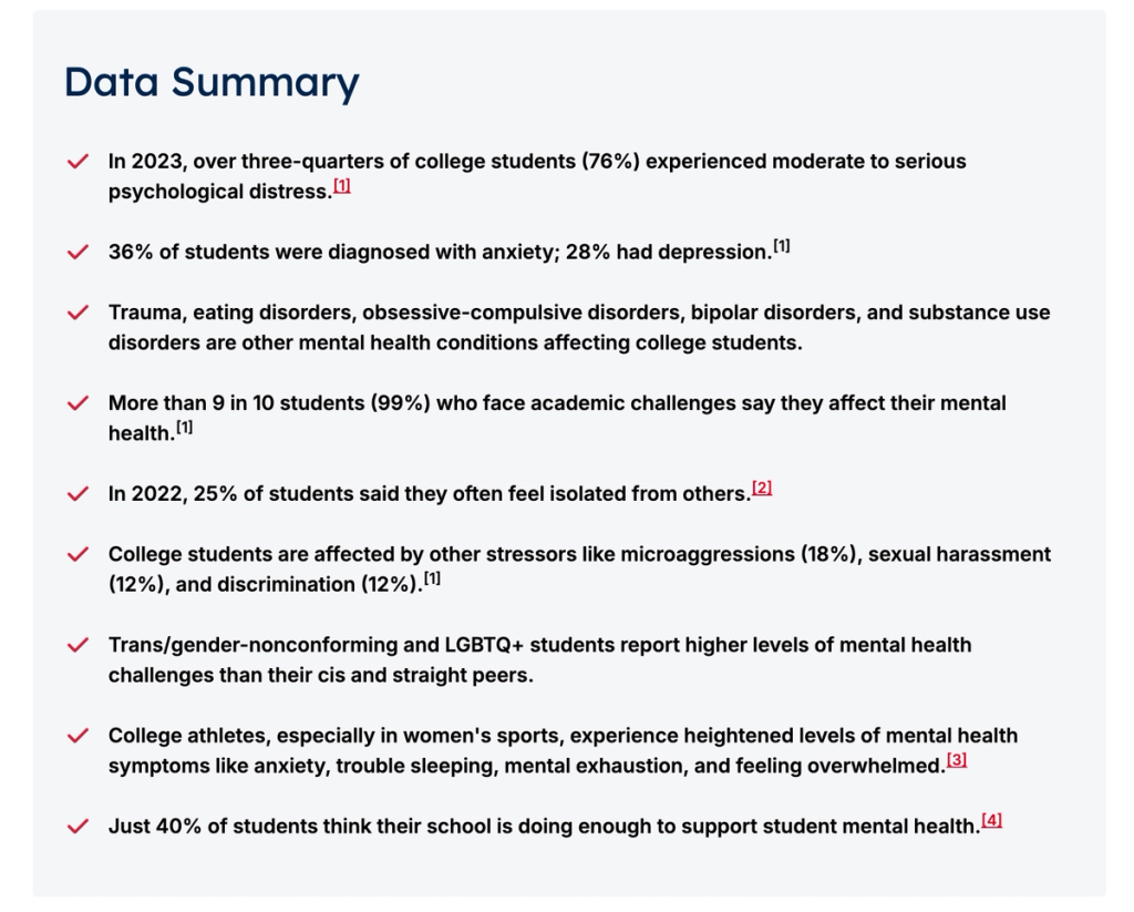 Mental Health Data Summary StealthGPT