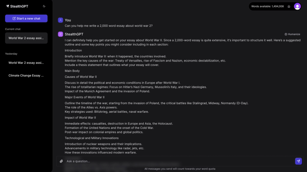 Chat With Stealth StealthGPT