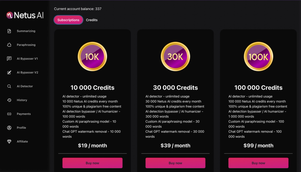 Netus AI Pricing Netus AI Review