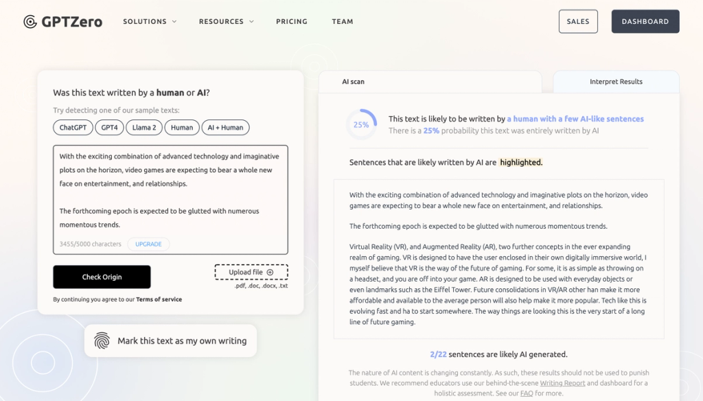 StealthGPT Against GPTZero Netus AI Review