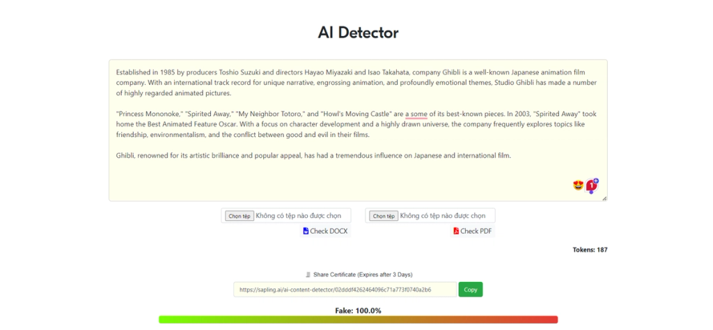 Quillbot Sapling