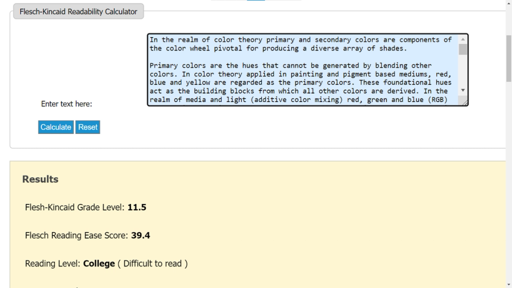 Undetectable AI Readability Score