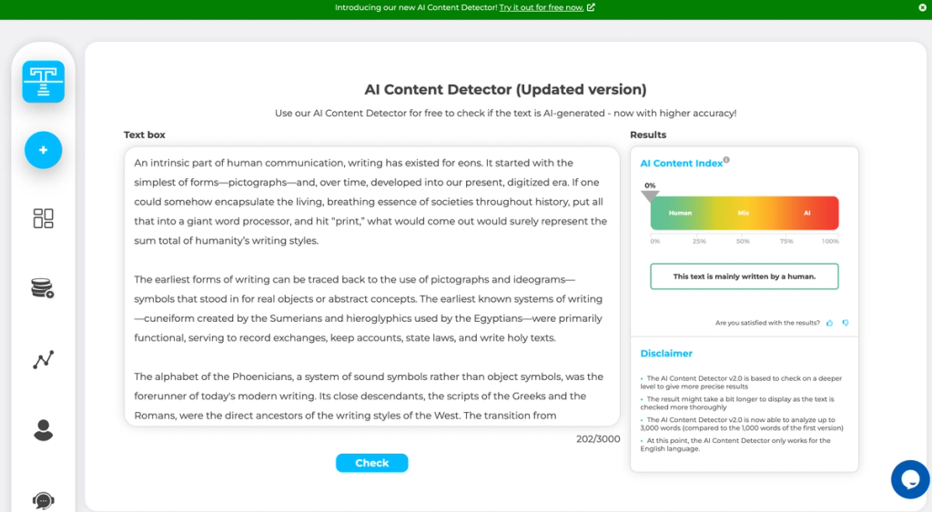 Writehuman Crossplag Tie2 StealthGPT
