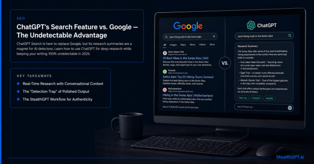 ChatGPT's Search Feature vs. Google — The Undetectable Advantage