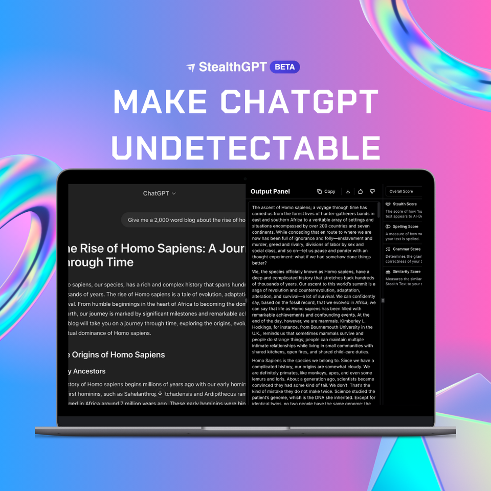 Make ChatGPT Undetectable StealthGPT