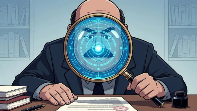 Professor Using An AI Detector On Paper