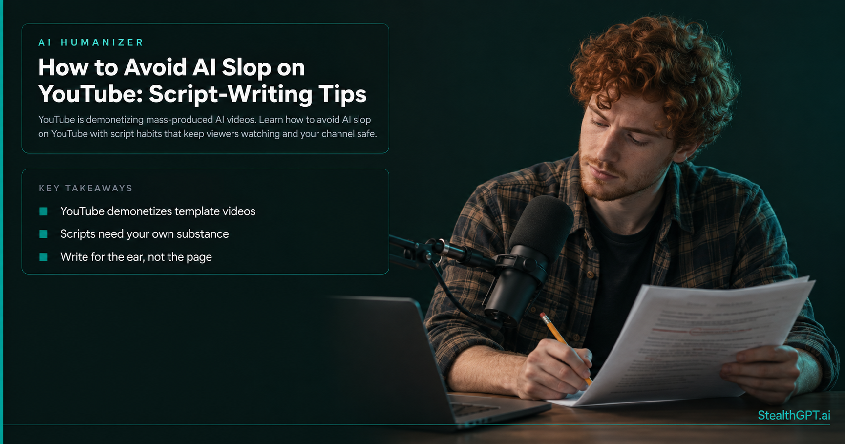 How to Avoid AI Slop on YouTube: Script-Writing Tips