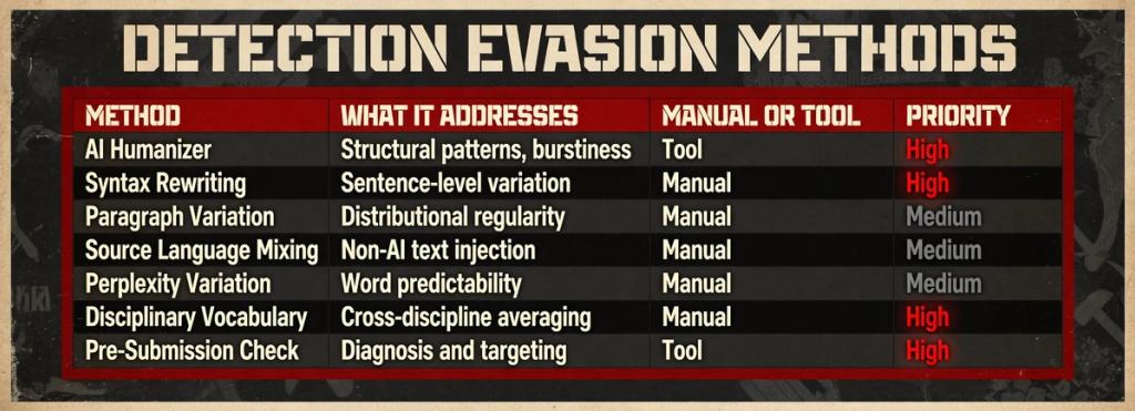 Detection Evasion Methods