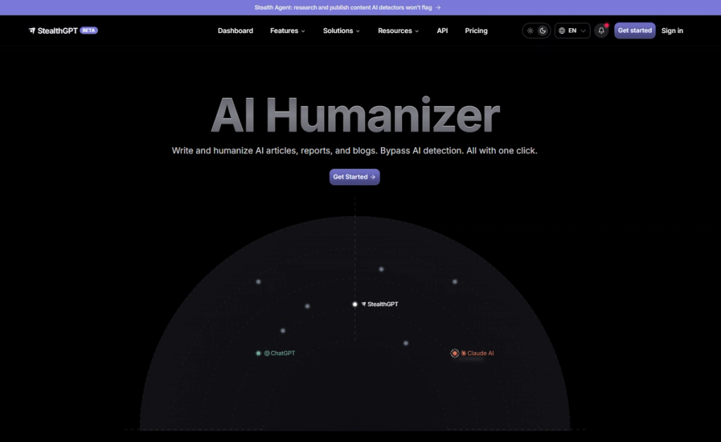 Stealthgpt Home Page