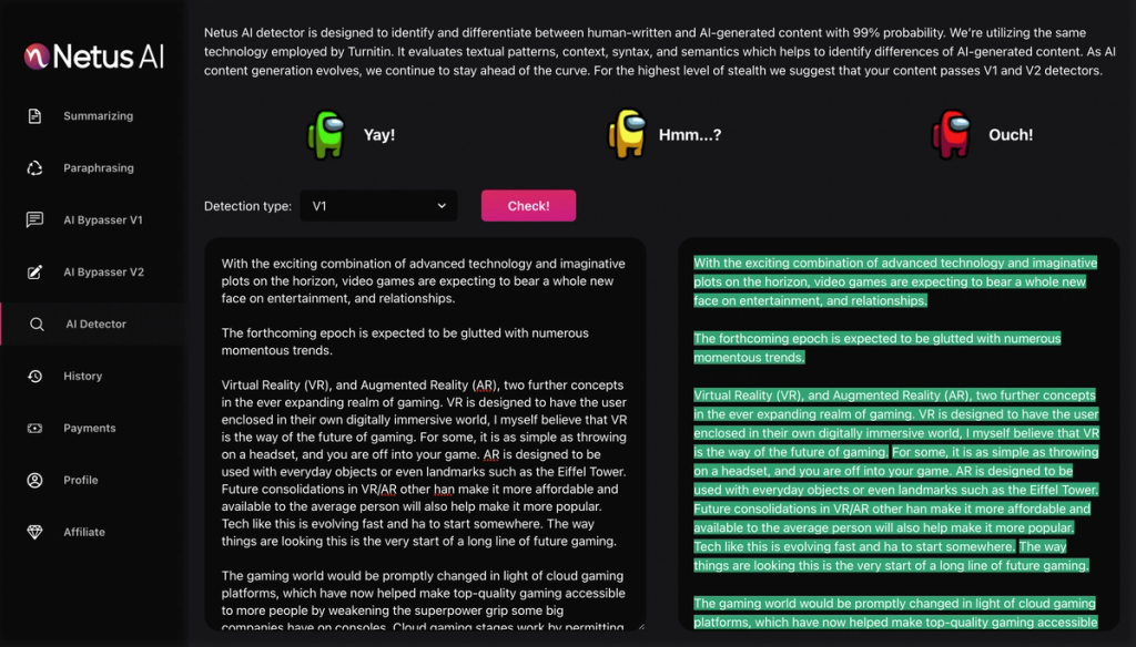 StealthGPT Against Netus AI Netus AI Review