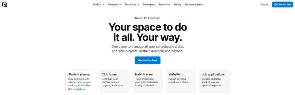 Notion Homepage