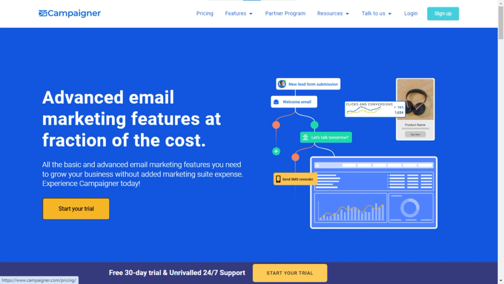Campaigner Homepage