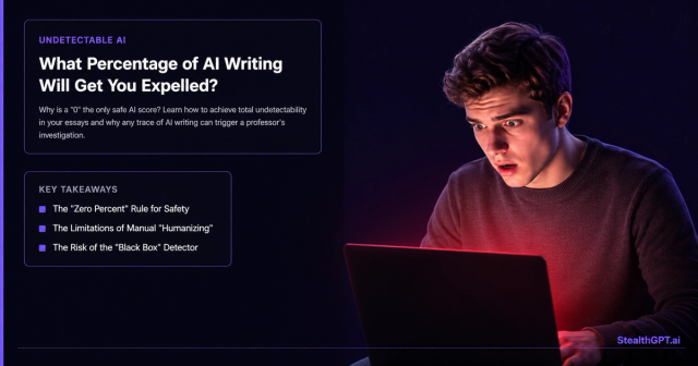 What Percentage of AI Writing Will Get You Expelled?