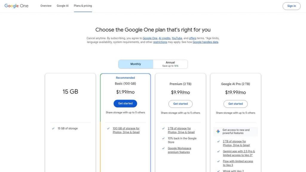 Google One AI Premium (Gemini Advanced + NotebookLM Plus)