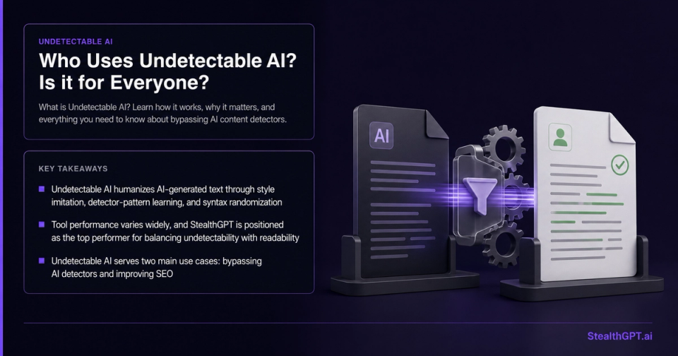 Undetectable AI explained — how AI humanizer tools bypass content detection