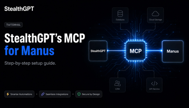 a tutorial for stealthgpt's mcp connector for manus
