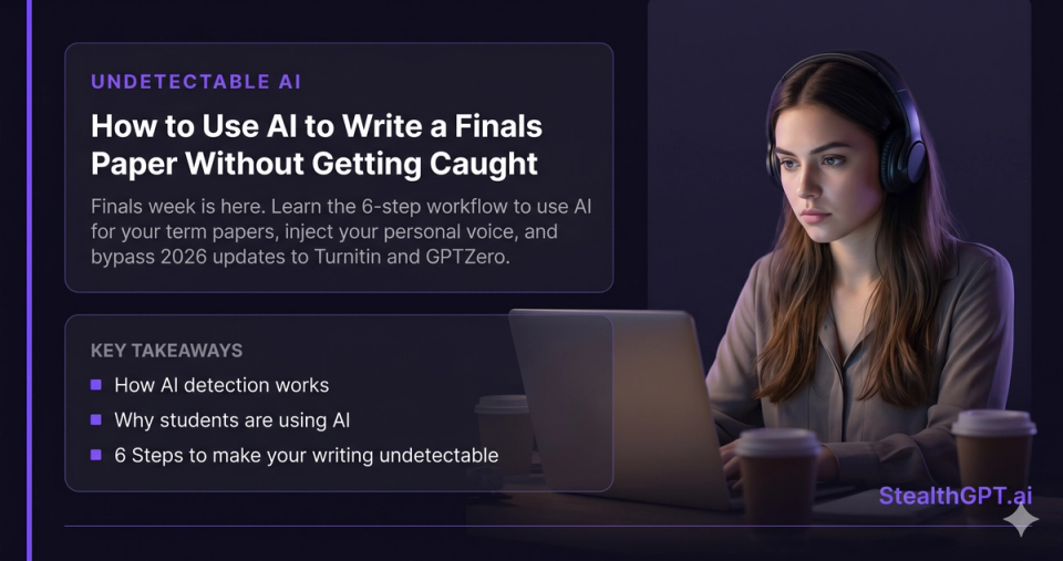 How to use AI to write a finals paper without getting caught by Turnitin or GPTZero