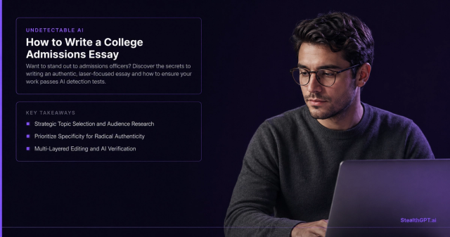 How to Write a College Admissions Essay