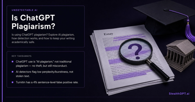 Is ChatGPT plagiarism? Understanding AI plagiarism and detection risks
