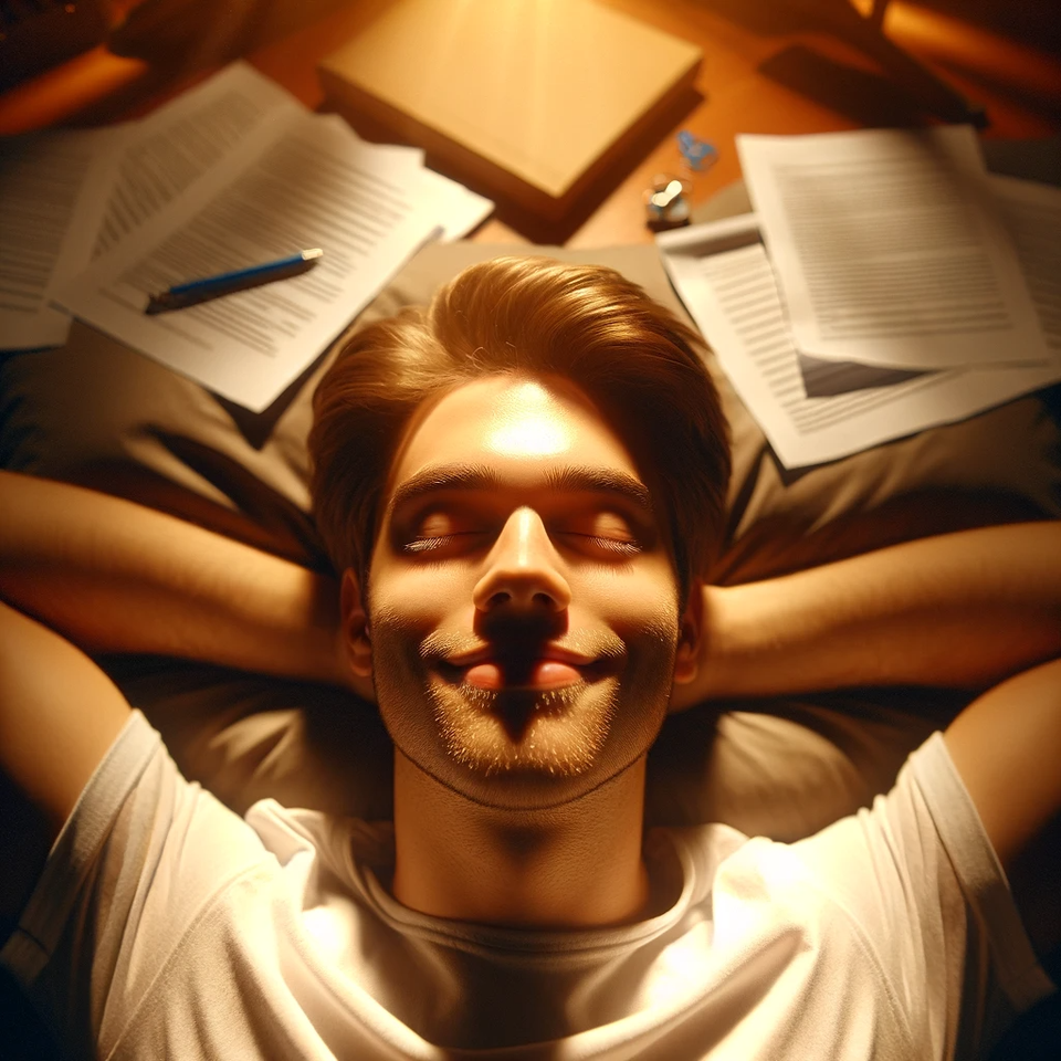 Close Up Look Of Relaxed College Student StealthGPT